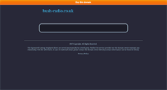 Desktop Screenshot of bush-radio.co.uk